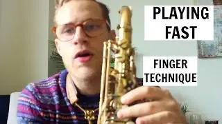 👍🎷  How To Play Saxophone Fast! | Finger Technique Tips | Todd Schefflin 🎷👍