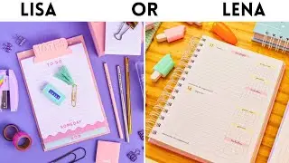 LISA OR LENA 🍂🔥 cute things 😄 for school 💖 Kawaii school supplies