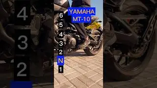 Maximum speed for each gear on a Yamaha MT-10