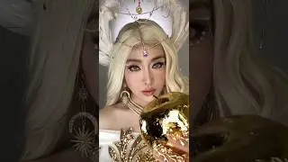 Aphrodite-Goddess of love and beauty #aphroditemakeup #goddessmakeup #angelmakeup #giannastardust