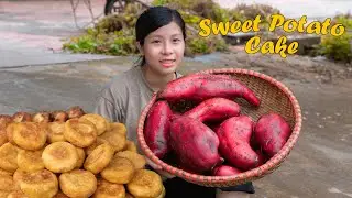 Making Dishes From Sweet Potatoes - Potato Cake | Peaceful Countryside Dishes | Nga N&ocirc;ng Th&ocirc;n