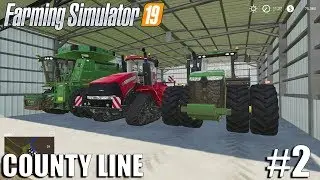 THE COW PROJECT | COUNTY LINE | FS19 Timelapse #2| Farming Simulator 19 Timelapse