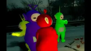 Left 4 Dead 2: Dipsy is sus (with Teletubbies and Labubu mods)
