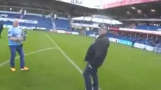 Football fan won 100 000 pounds in half time competition