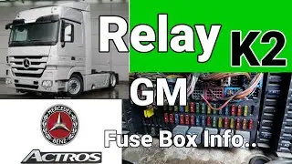 MERCEDES-BENZ Actors mp3 Mp2 Realy informecen GM Fuse diagrams Trucks रिले केसों काम करता है