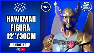 🔷 HAWKMAN 2022 BLACK ADAM FIGURA SPIN MASTER 12 PULGADAS DC COMICS &iquest;VALE LA PENA? | UNBOXING 📦