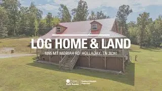 SOLD!! Log Home for Sale Bordering State Wildlife Refuge near TN River