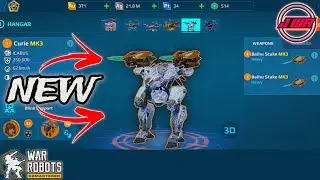 Baihu Stake Curie robot with Pascal Drone Gameplay war robots Update 9.6 #warrobots #wrwinsubduer