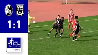 EnBW-Oberliga - B-Junioren : SC Freiburg II - SSV Ulm 1846 Fu&szlig;ball