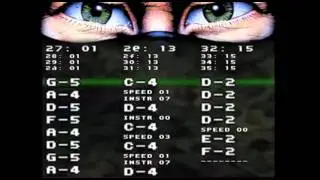 C64: Last Ninja 2 - 12. The Mansion (tracker view)