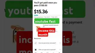 this month income YouTube #love #truedialogue #sad #comedy #ytshorts #income #youtubeincome #2025