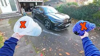How to wash a car in winter (without a bucket)
