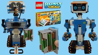LEGO Boost Creative Toolbox 17101 Robot Battery Pack Change with 6 AAA Batteries - Cables Tuning