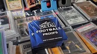 2024 Leaf Metal Football Proof Packs - 10 Packs 1/1