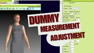 Optitex 3D Dummy Measurement Adjustment