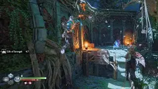 GOD OF WAR RAGNAROK - ABANDONED VILLAGE FIGHT (Give Me God of War Mode)