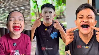 BEST VIDEO HELLO AI‼️AYUDA AND NYAI CHANGE THE COLOR OF TEETH