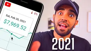 HOW MUCH MONEY I MADE FROM YOUTUBE IN 2021