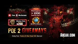 🏆Congrats to 🔟 Winners of the FREE PoE 2 Currency Giveaway (JAN 12-26, 2026)  | AOEAH.COM