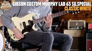 No Talking...Just Tones | Gibson Custom Murphy Lab 1963 SG Special Reissue Classic White