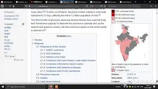 CORONAVIRUS WORLD WIKIPEDIA