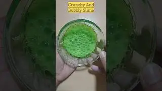 [ASMR] Satisfying Crunchy and Bubbly Slime #shorts