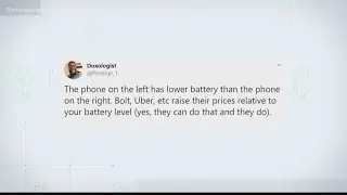 VERIFY: Do ridesharing services charge more if your phone is running low on battery?