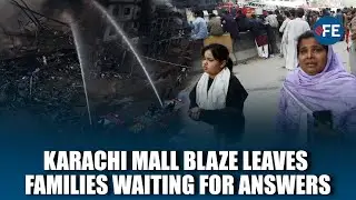 Relatives wait for answers after deadly Gul Plaza fire in Karachi