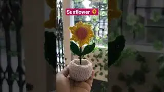 the sunflower #crochet #tranding #diy #handmade #sunflower