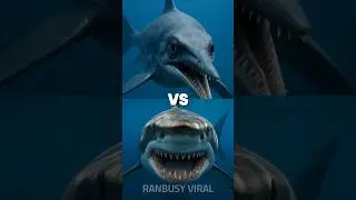great white shark vs ichthyosaurus, blue whale, orca,stargazer,blue crab ,cuttlefish,amberjack