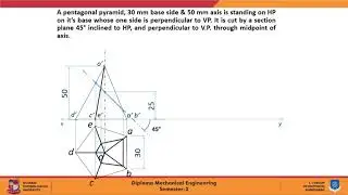 Sections Of Solids : Part 1 Mechanical Drafting By Azim Sir