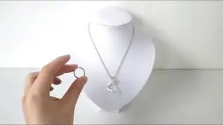How to put your ring on the ring holder necklace