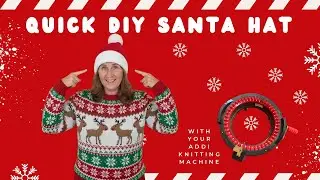 Knit a Festive Santa Hat in Minutes - No Advanced Skills Needed