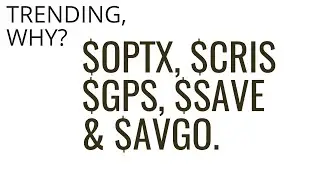 Best Trending Stocks Today: $OPTX, $CRIS, $GPS, $SAVE & $AVGO