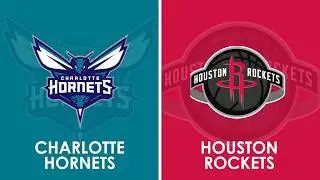 Charlotte Hornets vs Houston Rockets NBA Live Scoreboard