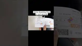 How to get online Boarding Pass at the Airport #ytshorts #airport #explore #blessedpooja