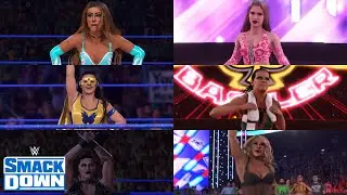 WWE 2K22 SMACKDOWN 6 WOMEN GAUNTLET MATCH WINNER FACES DOUDROP AT HELL IN A CELL