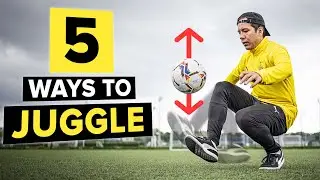 Learn 5 different ways to juggle a ball