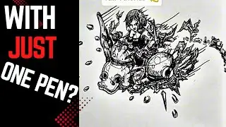 How to draw nami | One piece  🖊  (Stick-man)  😳😳😳