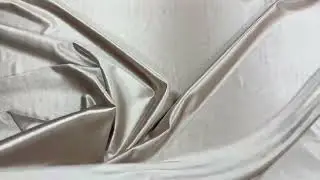 Satin Spandex- Champagne Bubble Beige #13854