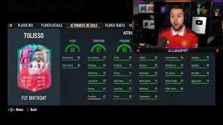 Auzio Reacts to NEW 89 FUT Birthday Tolisso SBC