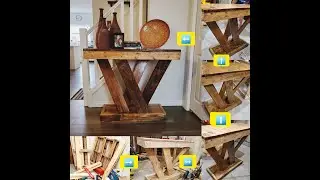 #001 DIY Console Table|Pallet Wood