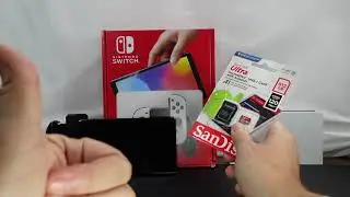 How to install MicroSDXC card in Nintendo Switch OLED  | Install more Games on your Nintendo Switch