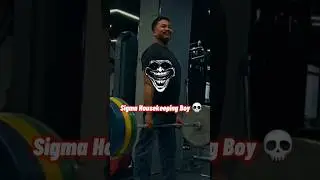 Sigma Housekeeping Boy 💀🦍😈 #deadlift #gym