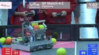 VEX Worlds 2016 - VRC HS Engineering - QF 4-2 (8059D 3946E 8000D) 51 vs 246 (32016A 7972D 2Z)