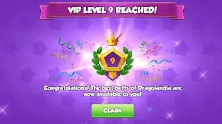 Upgrading VIP to Level 9 - Dragon Mania Legends