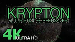 Krypton Planet | 5 hours Futuristic 4K #screensaver | #meditation #meditationmusic #nasa #space