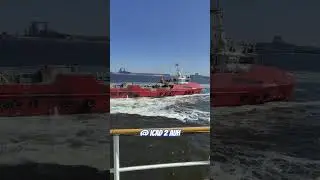 Offshore vessel at Musaffah, Abu Dhabi