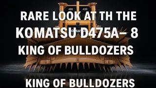 The New King of Dozers &mdash; Komatsu D475A-8 Revealed..!!!