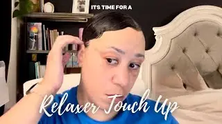 Relaxer retouch on my short pixie cut/THIS HAIR NEEDS HELP!!